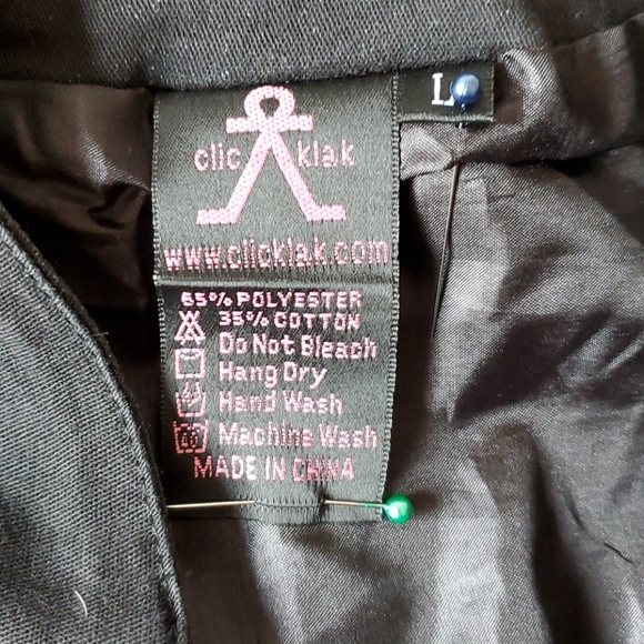 Black ruffle skirt with red lace heart Clic Klak - Picture 3 of 6